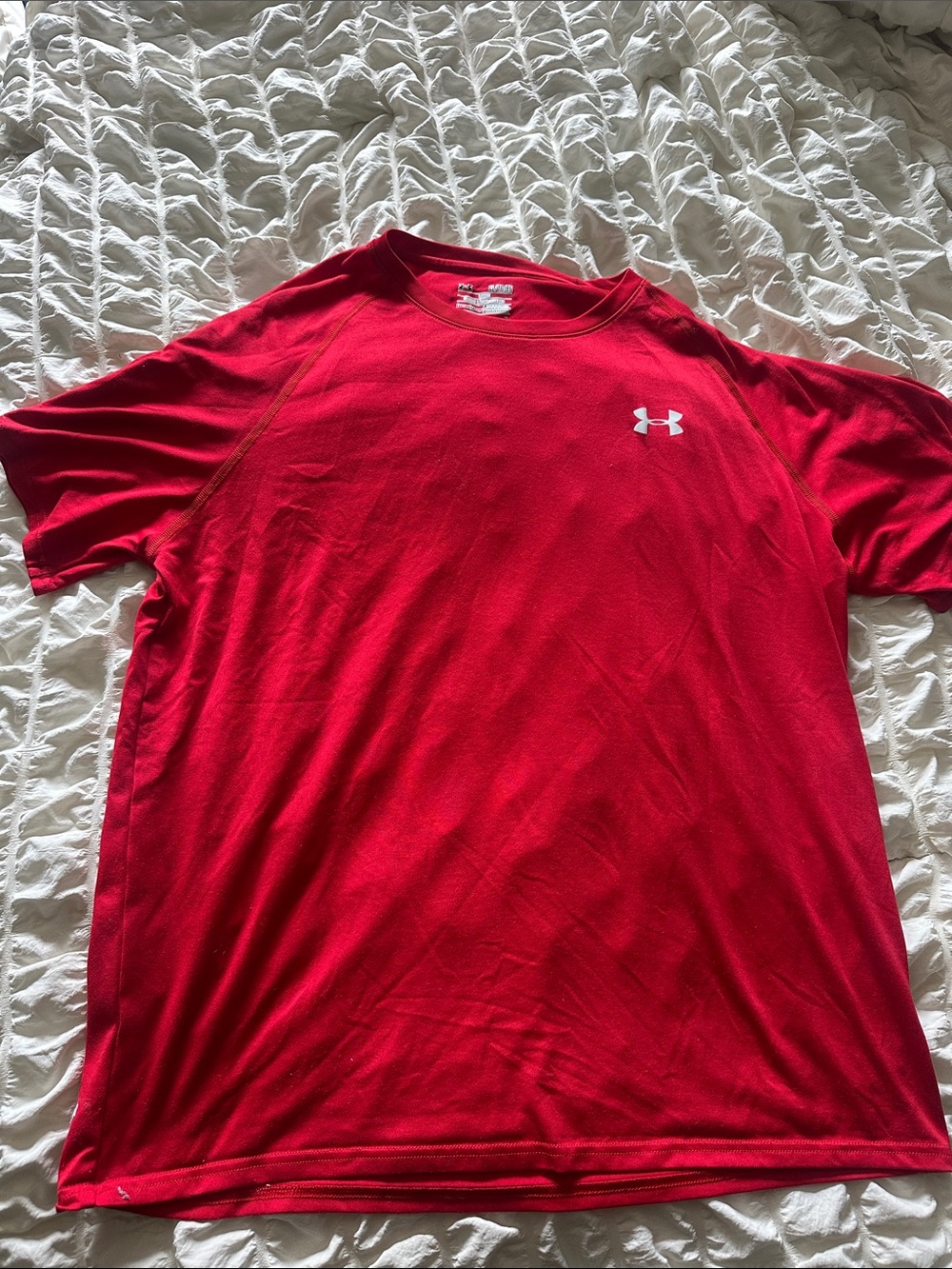 Under Armour Red Short-Sleeve Performance Tee